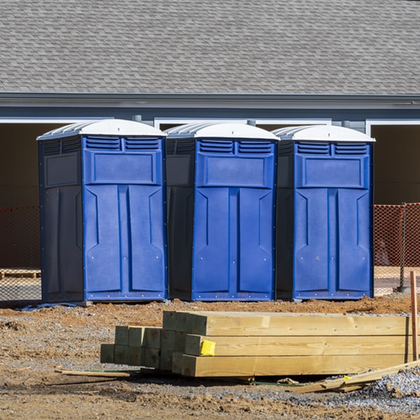 do you offer hand sanitizer dispensers inside the portable toilets in Denton MI